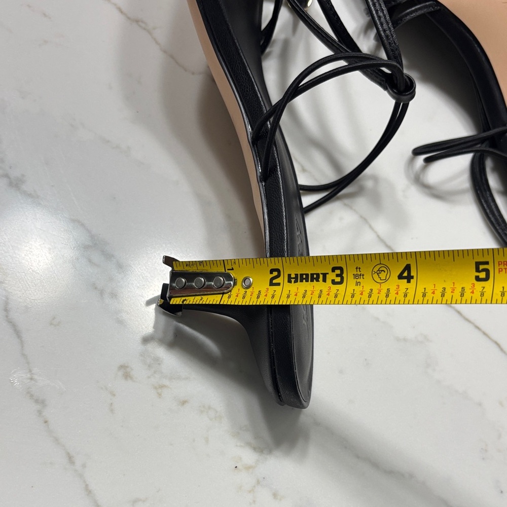 J. Crew Black Strappy Kitten Heel Sandals - Picture 6 of 8